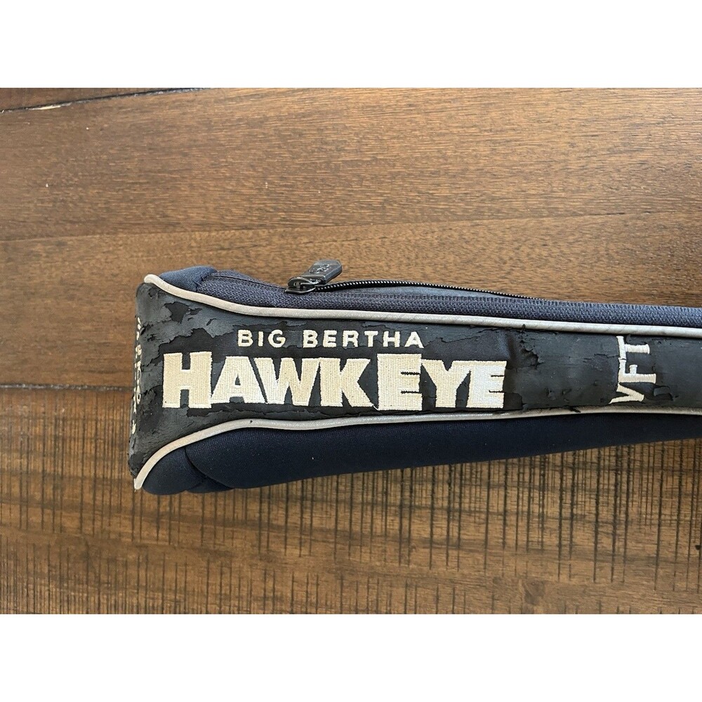 Callaway Big Bertha Hawkeye Driver Headcover VFT Zippered Condition Good OEM